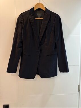 Club Monaco Black Single-Button Women's Blazer